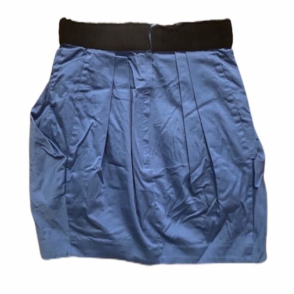 H&M Blue Pleated Skirt, 2 - Picture 1 of 4